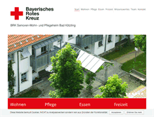 Tablet Screenshot of brk-seniorenheim-koetzting.de